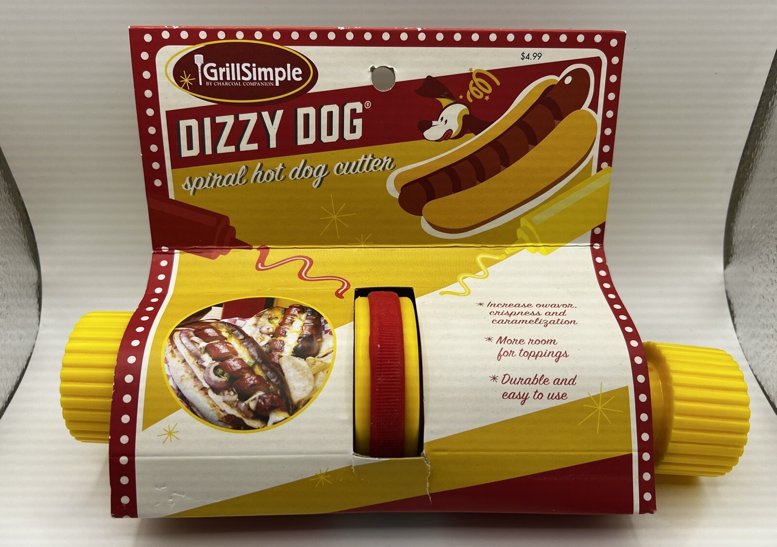 Dizzy Dog Spiral Hot Dog Cutter Spiralizer Grilling ToolNEW eBay