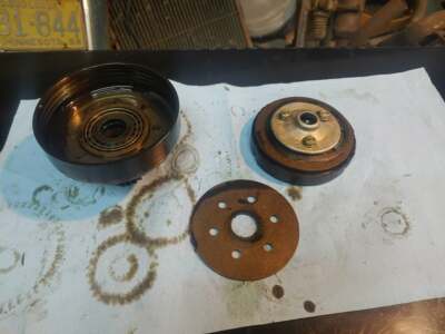 84 HONDA ATC200ES BIG RED CENTRIFUGAL ONE-WAY CLUTCH DRUM SPRAG NUT 