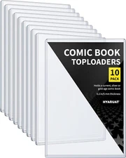 Comic Book Top Loaders - Protector Hard Case Sleeve, Toploader Holder for Silver