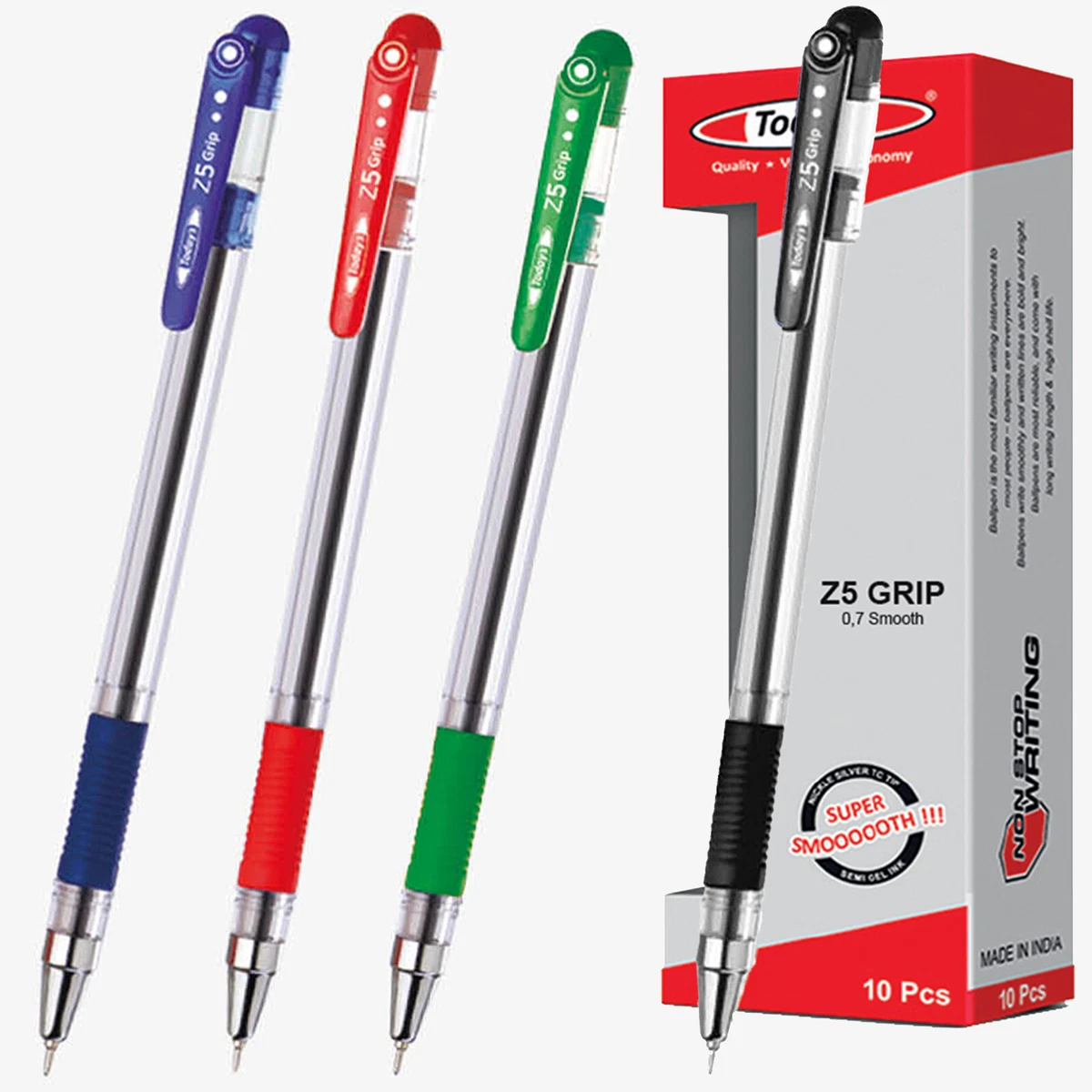 Ballpoint Pens Medium Tip Pen Black Blue Green Red 0.7mm 1 30 Set OfficeCentre