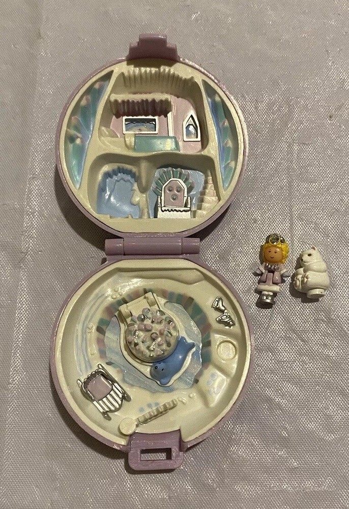 Polly Pocket Bluebird PRINCESS POLLY’s ICE KINGDOM Vintage 1992 Complete