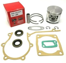 PISTON KIT WITH COMPLETE GASKET SET SEALS, FITS HUSQVARNA 2100 2101 285 298 1100