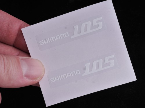 Juego de bielas de repuesto calcomanías, cigüeñal Shimano 105 fc-5500 5501 5503 5504 pegatina - Imagen 2 de 6