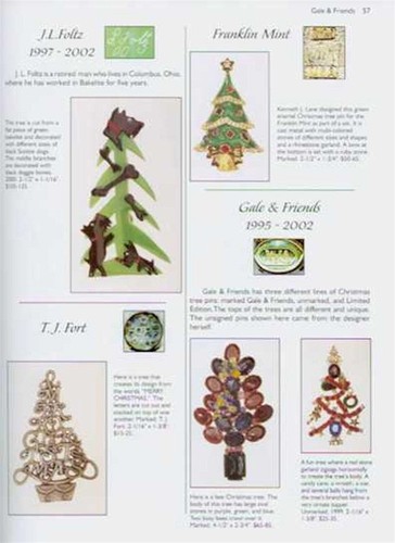 CHRISTMAS TREE PINS New Book Free US Shipping Weiss Monet Lia Coro Vrba JJ Gale - Picture 4 of 5