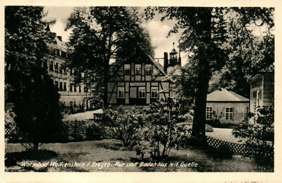 AK * Warmbad Wolkenstein i.Erzg. - spa and bath house with source (AB) 70023