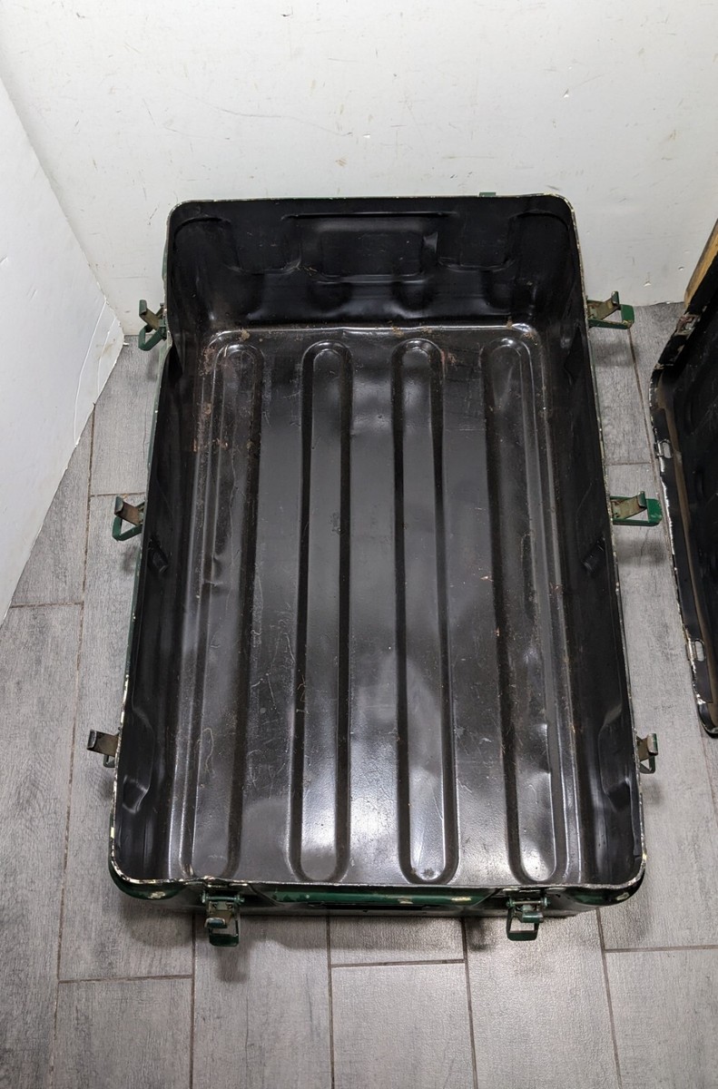 Vintage A&S Tribal Military Aluminum Medical Supply Chest Storage