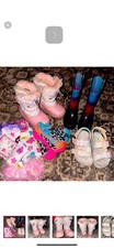 Girls Toddler Size 4 Shoes And New Socks