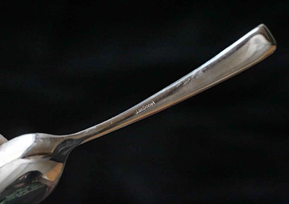 Cuchara Waldorf Astoria moderna de acero inoxidable Sambonet Demitasse cubiertos Foto 3 de 3