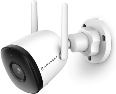 Amcrest Smart Home Wifi 4MP Outdoor Security Camera Wireless System w/ Mic -