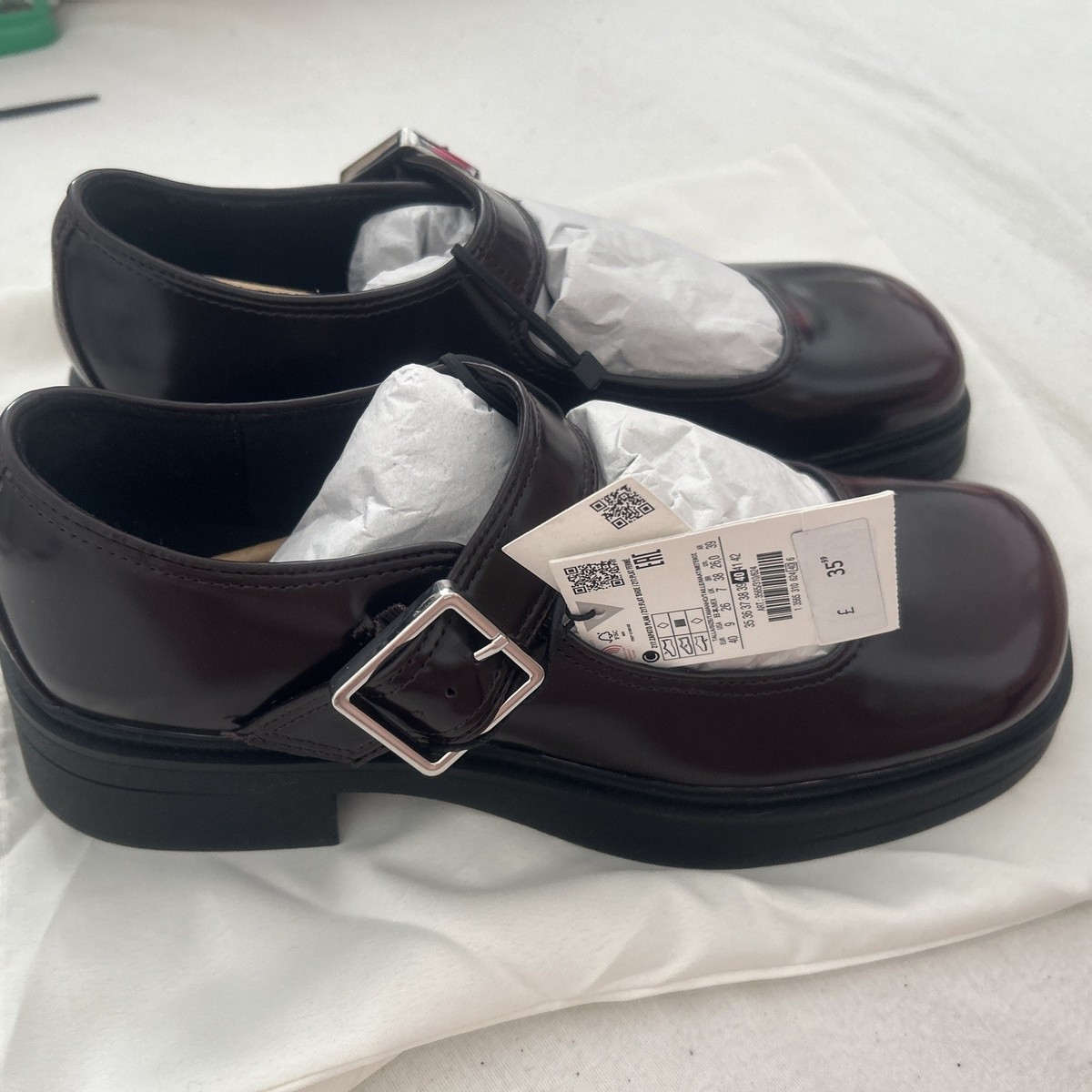 Zara Women's Block Heel Mary Jane's 3565/310 UK7 UK