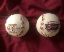Cleveland Indians Lot Of (2) 1995 World Series Baseballs 