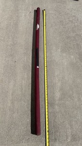 Mountain Cork 61 Inch Long By 1 3/4 Inch Fly Rod Case Maroon MADE IN USA