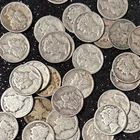 Silver Mercury Dimes lot (30) 1900s