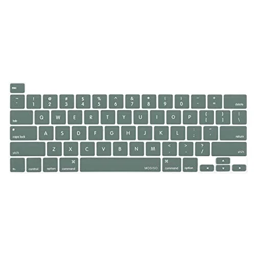  Keyboard Cover Compatible with MacBook Pro 13 inch M2 2023, Midnight Green - Image 2 of 4