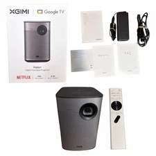 XGIMI Halo+ Portable 1080P Projector | Google TV | Built-In Battery