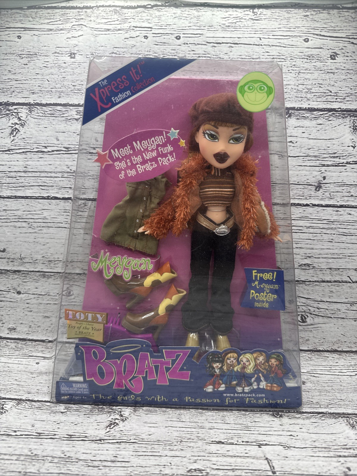 Bratz Xpress It 2002 ( Very First Meygan Doll) Y2K MGA 2002 