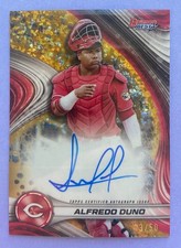 2023 Bowman s Best /50 Gold Alfredo Duno SP Auto #B23-AD - CIN Rookie
