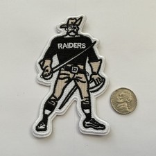 Oakland - Las Vegas Raiders  Iron on Embroidered  Patch 4” X 2.25”