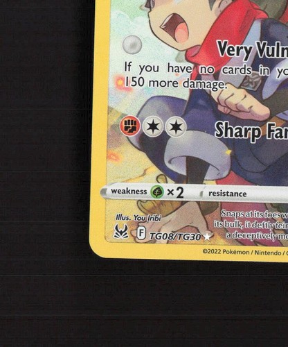 Hisuian Arcanine TG08/TG30 Lost Origin Full Art Ultra Rare Holo Pokemon Card NM - Picture 5 of 10