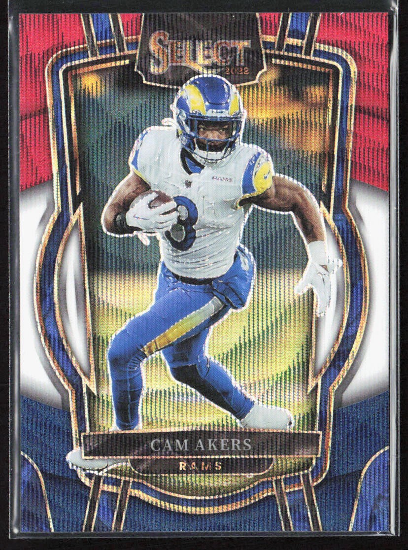 2022 Panini Select Cam Akers Club Level Tri-Color Prizm /149 #242 Rams