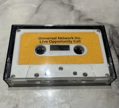 Universal Network Inc. Live Opportunity Call Spoken Word Audio Cassette Tape