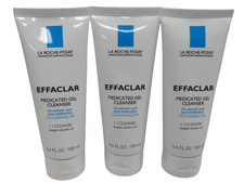 LA ROCHE POSAY EFFACLAR MEDICATED GEL CLEANSER 3.4 OZ NWOB EXP: 2027 LOT OF 3