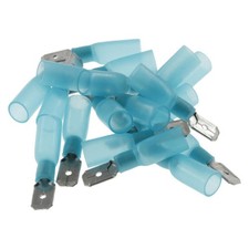 Male Quick Disconnect Spade Terminals 1/4" Heat Shrink Wire Connectors 14-16AWG
