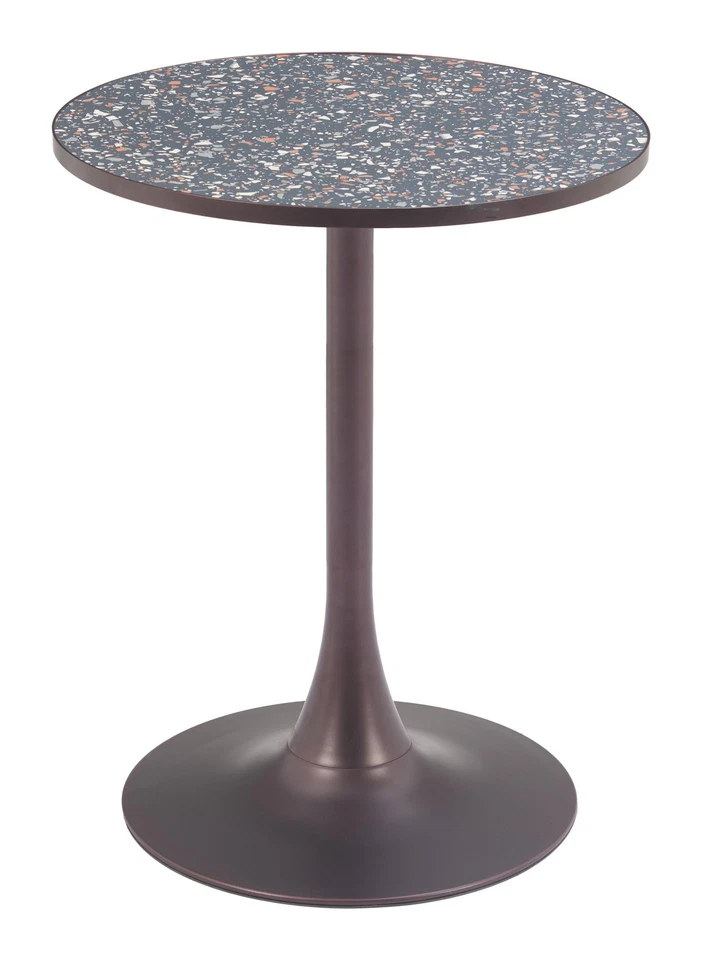 Mesa Bite Bistro negra y bronce Foto 2 de 4