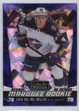 2024 O-Pee-Chee Platinum Marquee Rookies Blue Fragments Luca Del Bel Belluz 9be