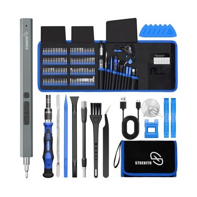 STREBITO Electric Screwdriver, 144-in-1 Precision Screwdriver Set, 120 Magnet...