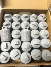 Box of 25 3d printed geocaching containers light grey . Item 2056
