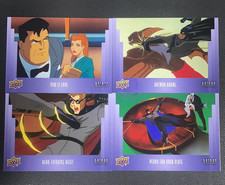 Lot*4 2026 Upper Deck Batman The Animated Now It Ends Batman BaawlPurple #/299