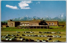 Jackson Lake Lodge Grand Teton National Park WY Vintage Postcard Chrome