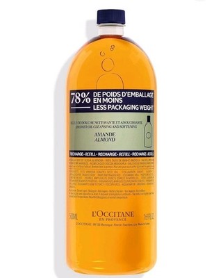 L'OCCITANE Mandel Duschöl, feuchtigkeitsspendendes & pflegendes Duschgel, vegan & 99% Bio, 500ml.