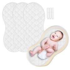 Changing Pad Liner,Peanut Shape Changing Pad Cover,Waterproof,Washable,Thicke...