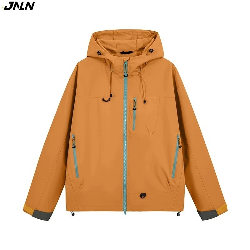 Men and Women WATERPROOF WINDPROOF hiking hooded zip, long-sleeved rain coat UK
Opens in a new windo
