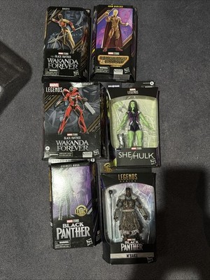 (6) Sealed Marvel Legends Figures - She-Hulk, Ironheart, Okoye, M baku, Ross