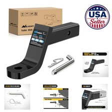 Trailer Hitch Ball Mount 4 Inch Drop 3 Inch Rise 2 Inch Receiver 7500 Lbs Gtw