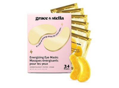 Grace & Stella Under Eye Mask 24 Pairs Gold Gift for Women Mom Dark Circles.