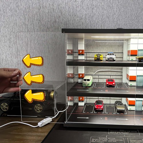 1/64 Die-Cast Car Display Case,Hot Diecast Wheels Display Case,Car Model Disp... - Bild 3 von 5