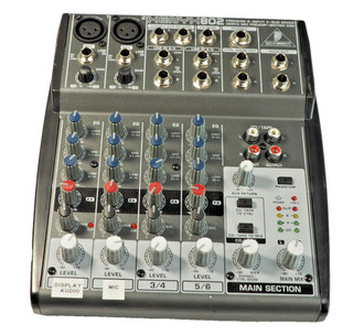 Behringer Xenyx 802 Premium 8 channel Analog Streaming Mixer