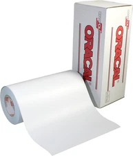 651 Permanent Matte White Vinyl - Adhesive Vinyl for Crafts, Decals & Stickers, 