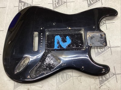 90 s Fender MIM Stratocaster Electric Guitar Body Black