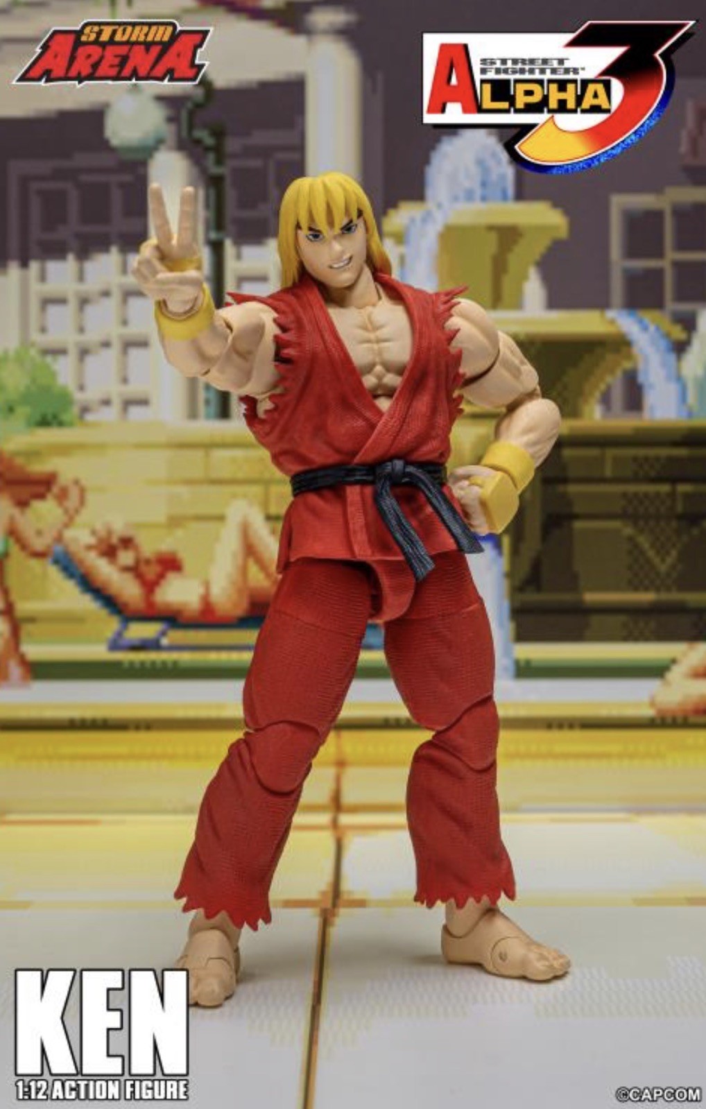 Storm Arena Street Fighter Alpha 3 Ken 1/12 Scale Action Figure PREORDER