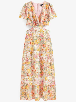 Wrap Dress Myleene Klass Dresses Myleene Klass Floral Cut Out Maxi
