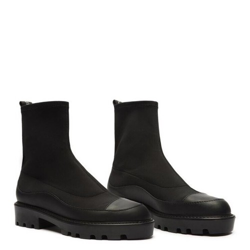 Schutz BLACK TRACTORED NEOPRENE MID-CALF BOOT (s2.19cp)