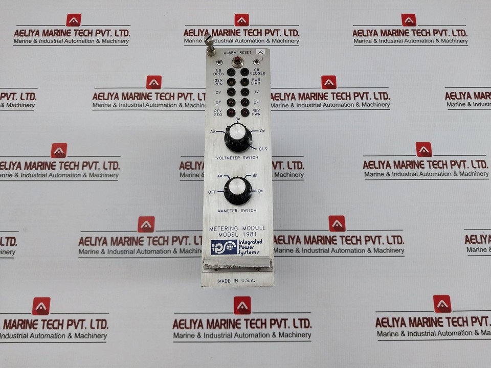INTEGRATED POWER SYSTEMS 1981 Generator Control Rack Module | eBay