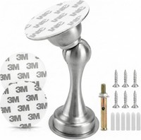 Qwork® TüRstopper Edelstahl Magnetisch Mit 3M Klebeband Wand- Oder Bodenmontage