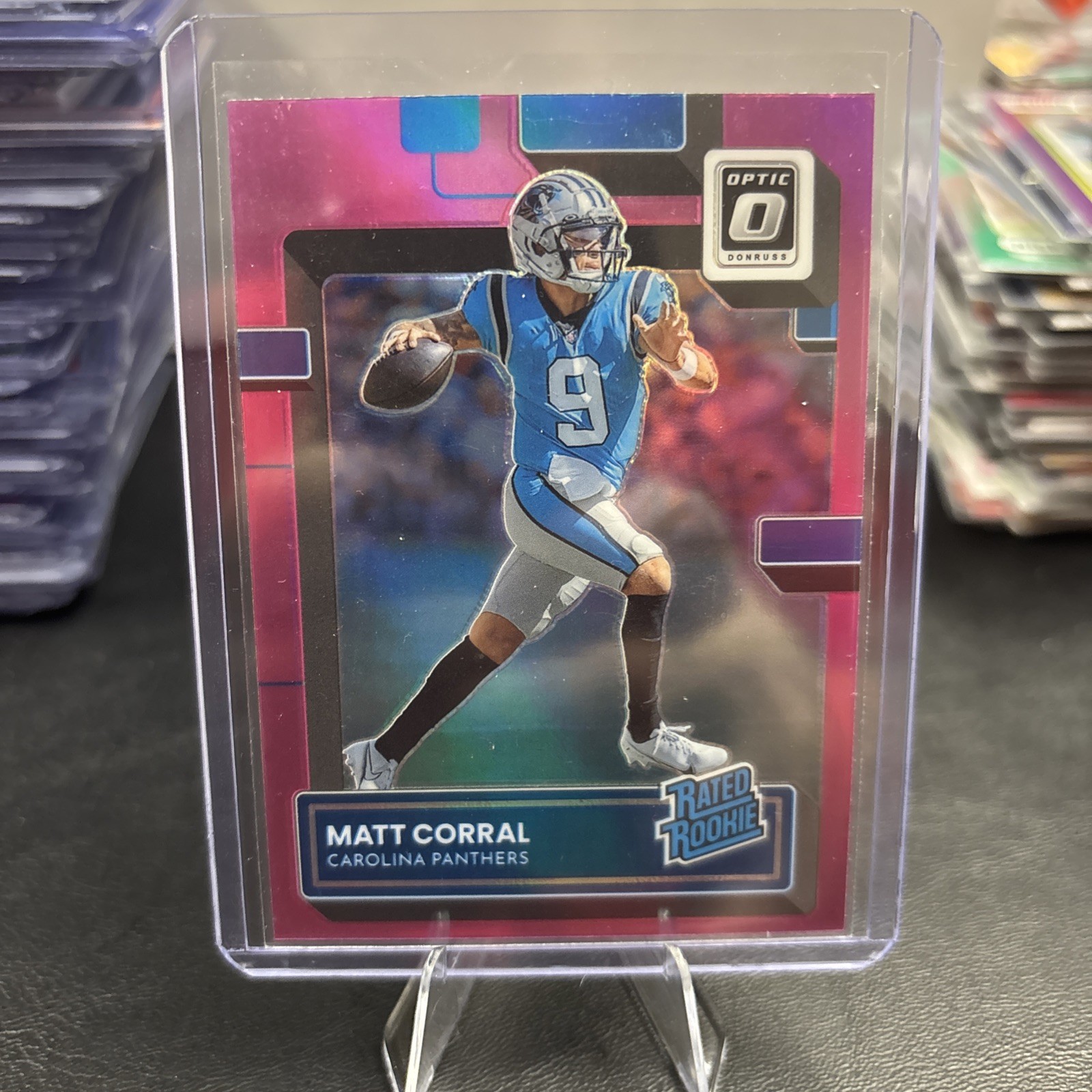2022 Panini Donruss Optic - Rated Rookie Matt Corral #204 Pink Prizm (RC)