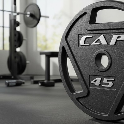 CAP 45 lb Olympic Weight Plate - Trusted Quality for Ultimate Strength Training